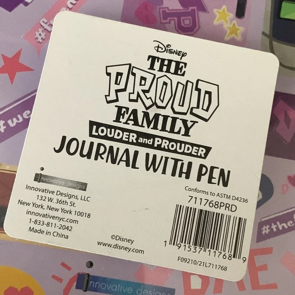 Disney The Proud Family Journal and Pen Set
